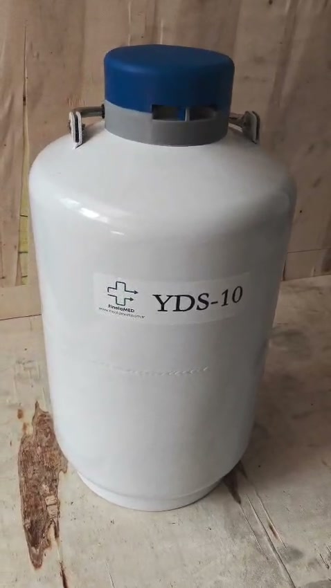 YDS-10 Kanisterli Sıvı Azot Numune Saklama Tankı — video önizleme