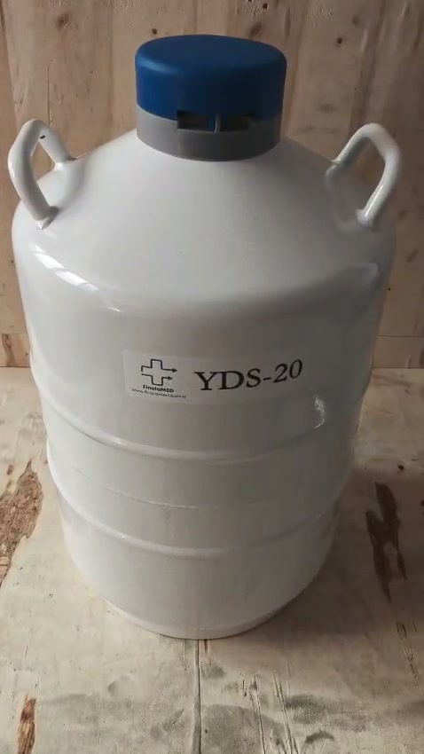YDS-20 Sıvı Azot Numune Saklama Tankı — video önizleme